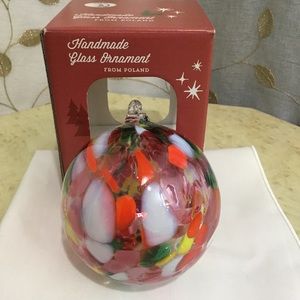 Zorza Handmade Glass Ornament from Poland